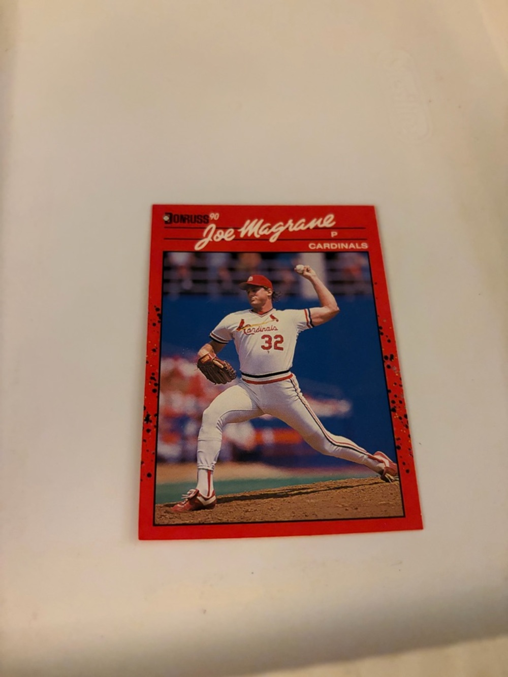 1990 Donruss Joe magrane cardinals baseball card